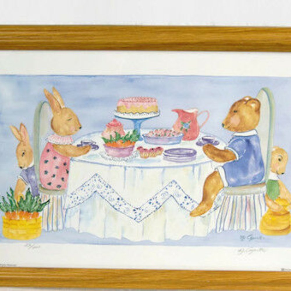 1999 Barbara J. Agerter Print Signed and Numbered 231/1200 Davies Printing Co.